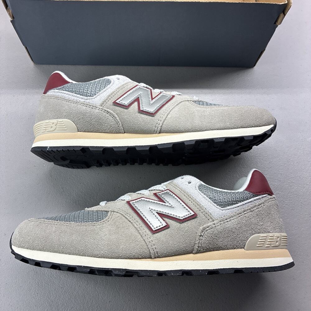 New Balance 574 GC574SKB Sneakers Gray Lace Up Lifestyle Shoes DDK1472 Size 7